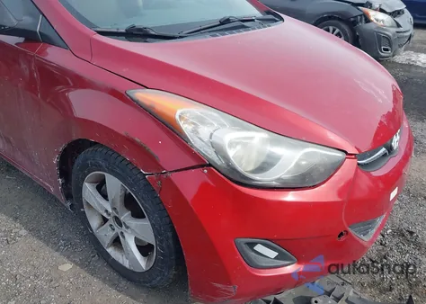 2011 Hyundai Elantra Gls (Ulsan Plant) z USA, uszkodzony, nr VIN KMHDH4AEXBU148160